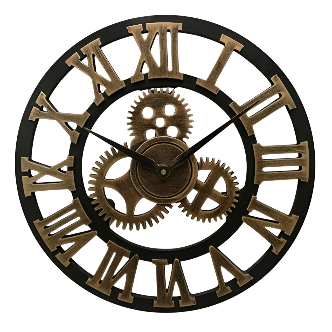 Industrial Wall Clock - Gear Design for Unique Wall Clock Decor 1