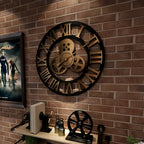 Industrial Wall Clock - Gear Design for Unique Wall Clock Decor 2