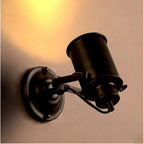 Industrial Wall Sconce - Adjustable Black Iron Wall Lamp For Focused Lighting 1