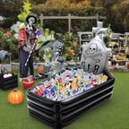 Inflatable Cooler - Large Capacity Halloween Coffin Design for Drinks 1