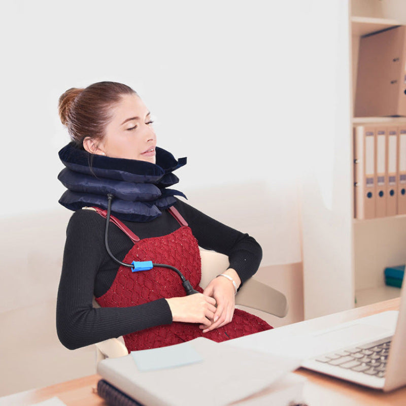 Inflatable Neck Stretcher - Effective Pain Relief for Cervical Support 5