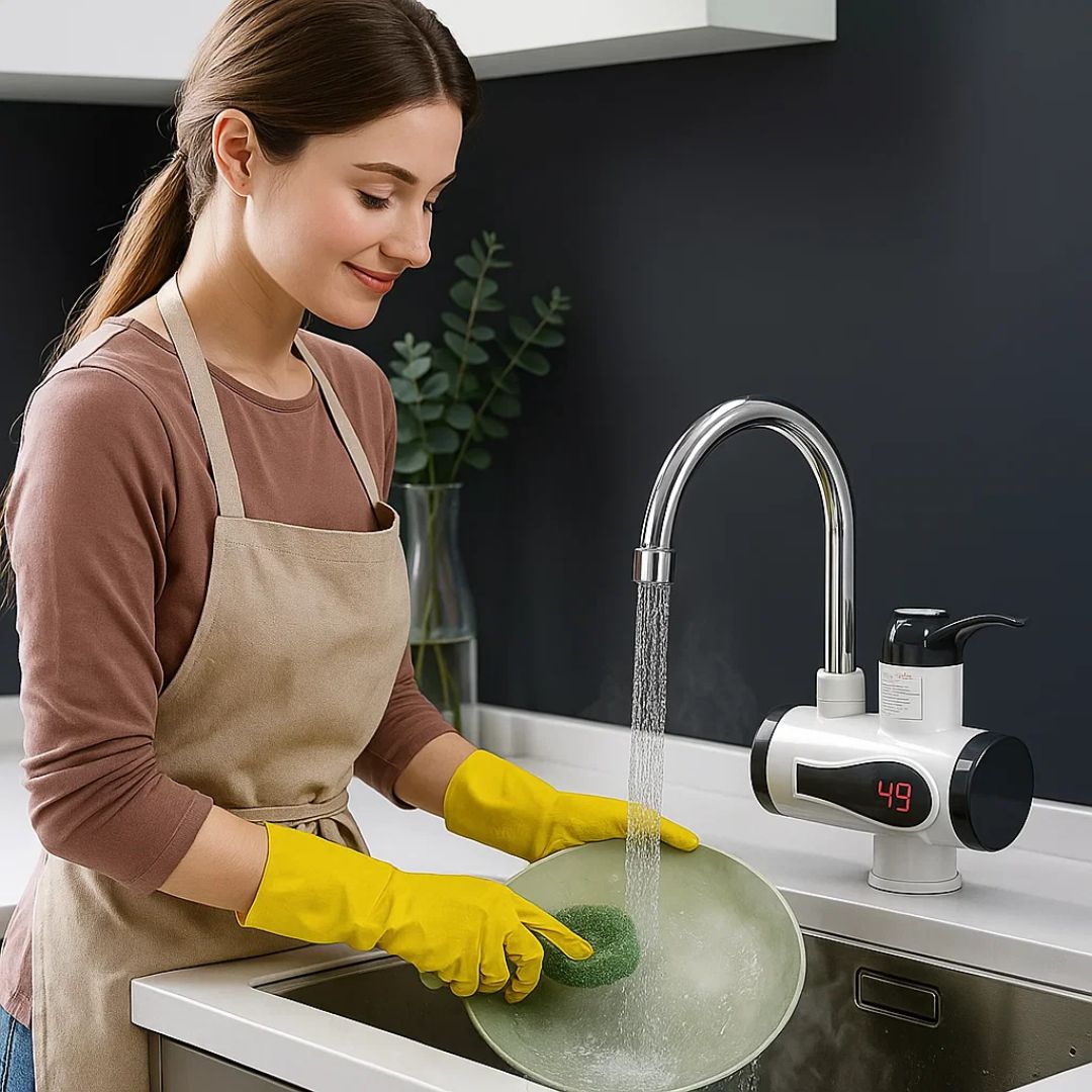 Instant Hot Water Tap - Energy-Efficient Tankless Design 4