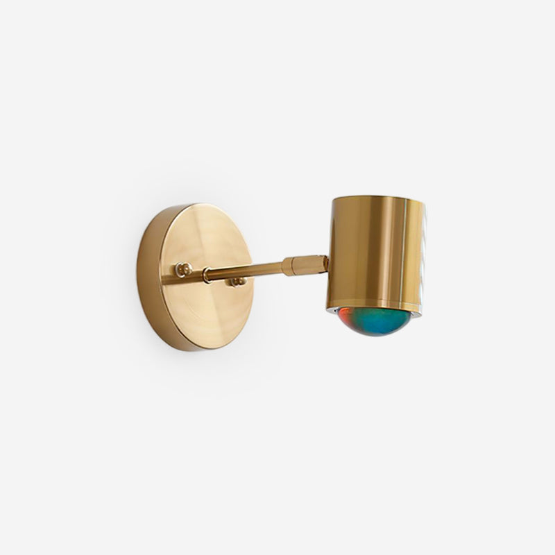 Iridescent Chrome Wall Sconces - Modern LED Design for Bathrooms & Outdoors 1