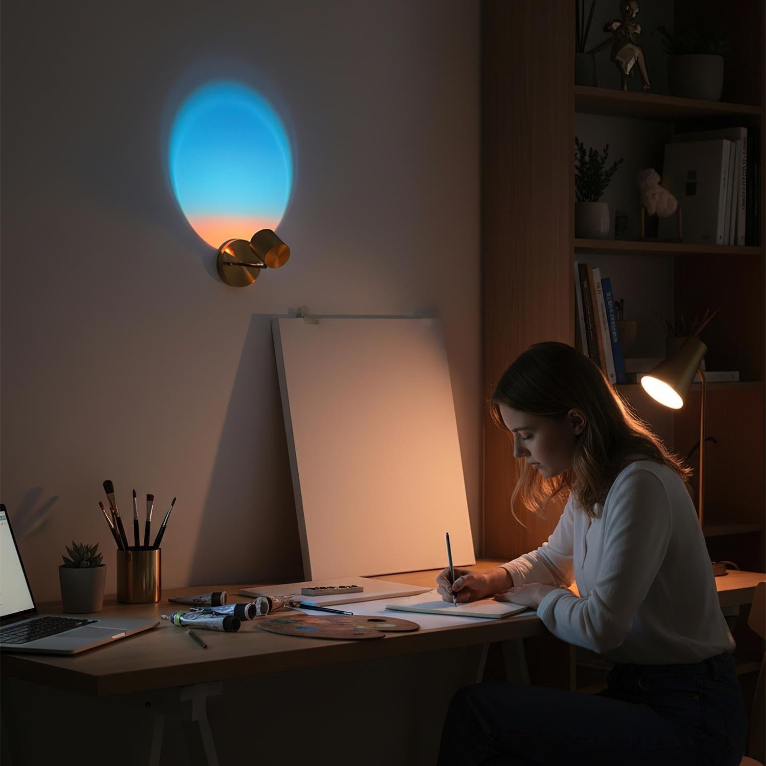 Iridescent Chrome Wall Sconces - Modern LED Design for Bathrooms & Outdoors 3