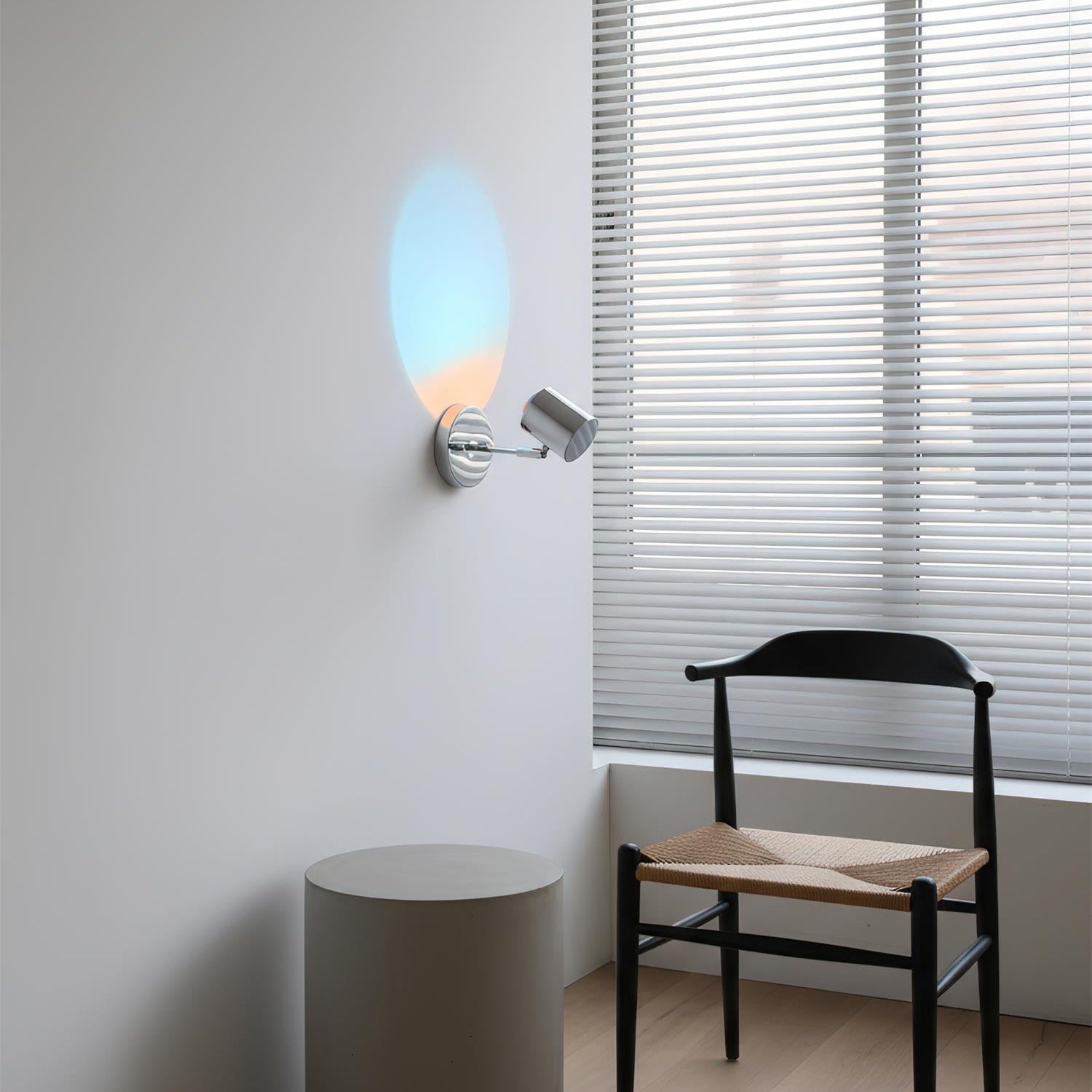 Iridescent Chrome Wall Sconces - Modern LED Design for Bathrooms & Outdoors 4