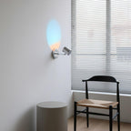 Iridescent Chrome Wall Sconces - Modern LED Design for Bathrooms & Outdoors 4