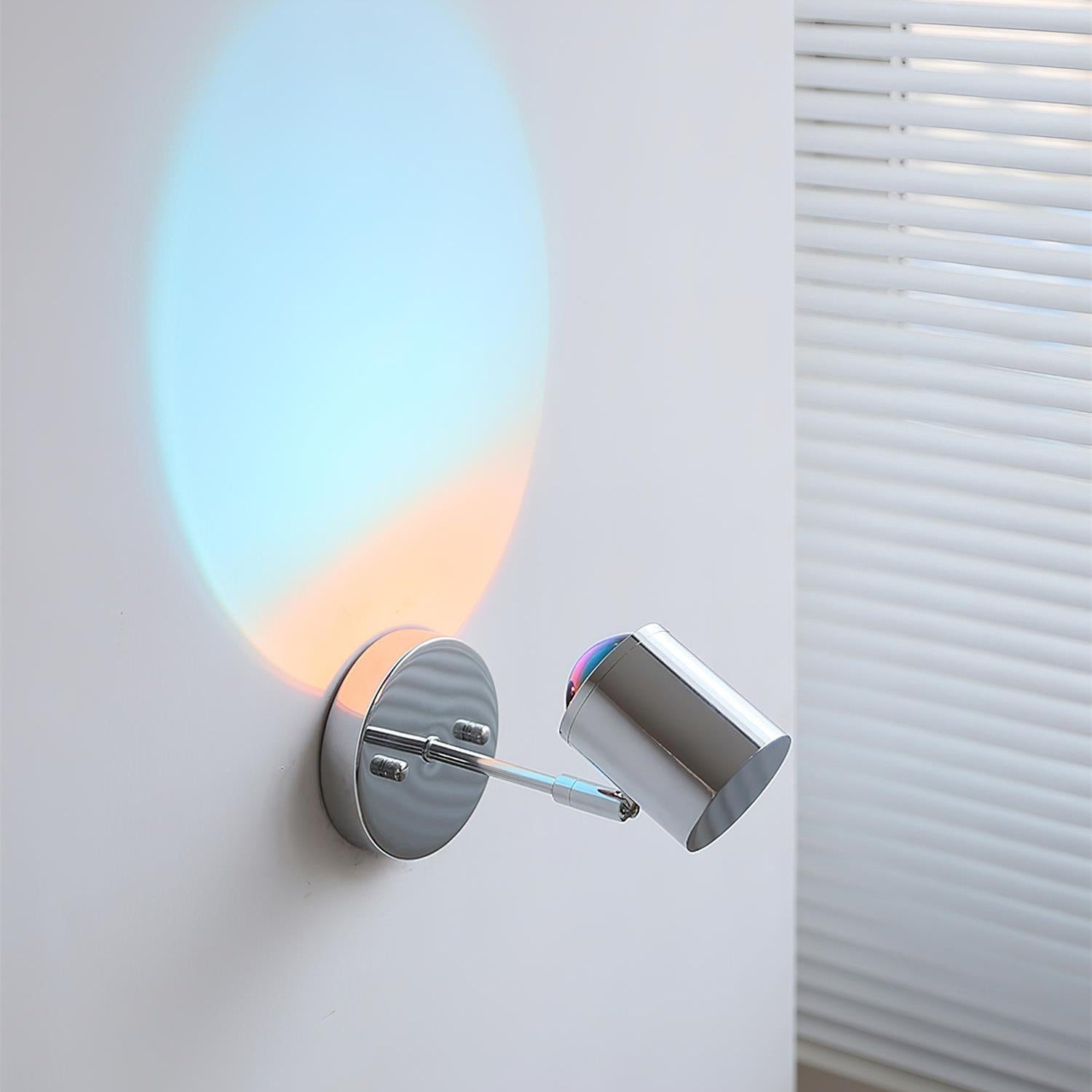 Iridescent Chrome Wall Sconces - Modern LED Design for Bathrooms & Outdoors 7