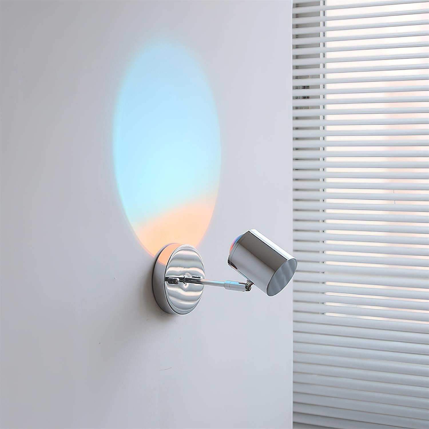 Iridescent Chrome Wall Sconces - Modern LED Design for Bathrooms & Outdoors 9