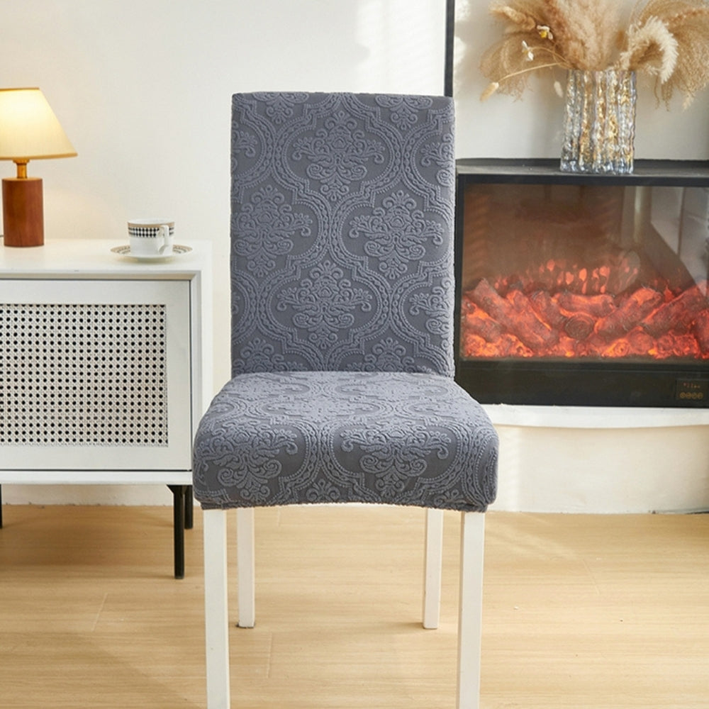 Jacquard Chair Slipcover - Elegant Protection for Dining Chair Covers 2