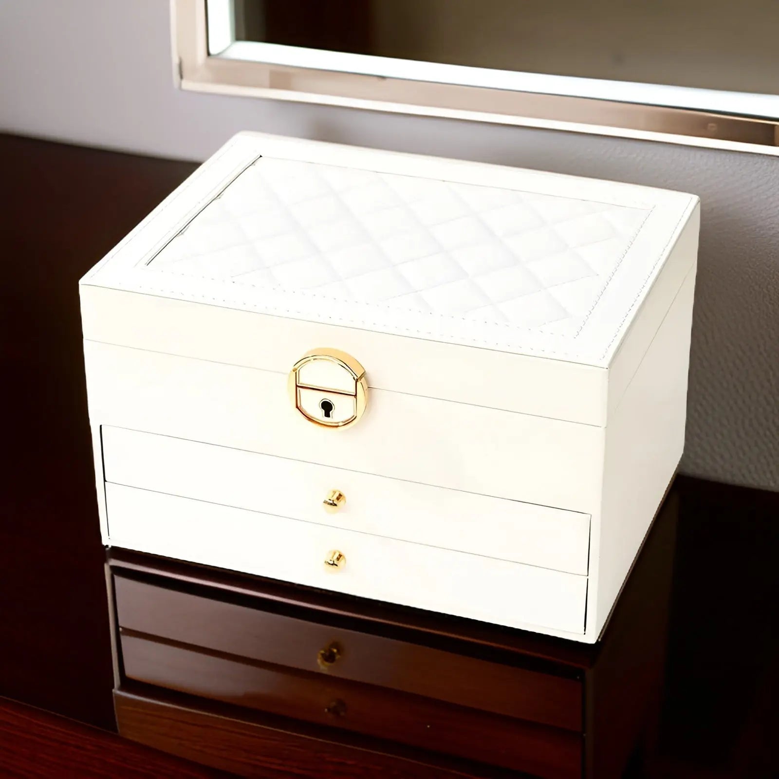 Jewellery Box - Multi-Layer PU Leather Jewelry Organizer for Women 6