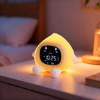 Kids Sleep Training Alarm Clock - Soft Night Light & Digital Display 0