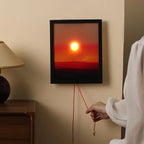 Kinetic Sunrise Wall Lamp - Adjustable Rechargeable Wall Light for Mindfulness and Calming Ambiance 0