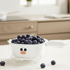 Kitchen Sink Strainer Basket - Efficient Waste Separation & Odor Control 1