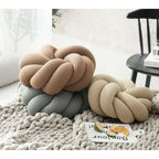 Knot Decorative Pillow - Soft Cotton Blend Throw Pillows for Couch 1