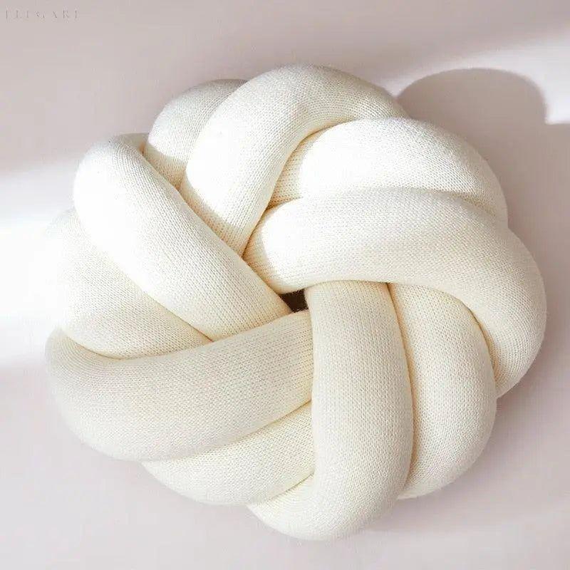 Knot Decorative Pillow - Soft Cotton Blend Throw Pillows for Couch 4