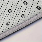 L-Shaped Anti-Fatigue Kitchen Mat with Non-Slip Backing – Soft Flannel, Washable and Highly Absorbent Kitchen Rug 2