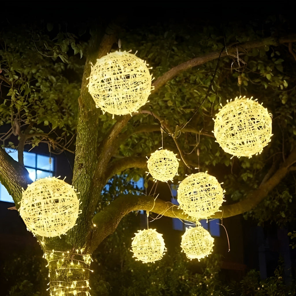 LED Ball String Lights - Weather-Resistant, Battery-Powered Ambiance 7