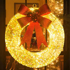 LED Bow Garland Lights - 400 LEDs for Festive Indoor & Outdoor Decor 0