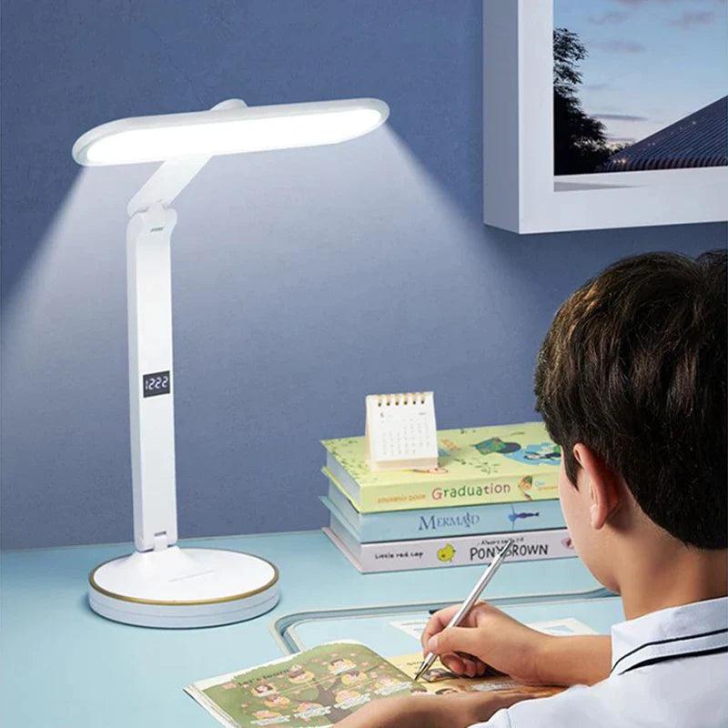 LED Clock Table Lamp - Stylish & Energy-Efficient Desk Lighting 1