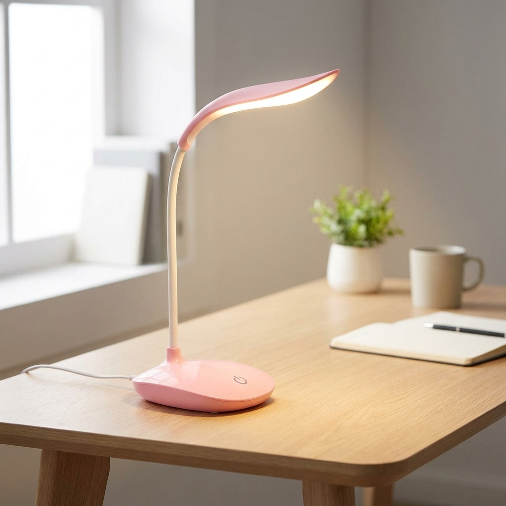 LED Desk Lamp - USB Rechargeable Touch Dimmer with Flexible Neck 11