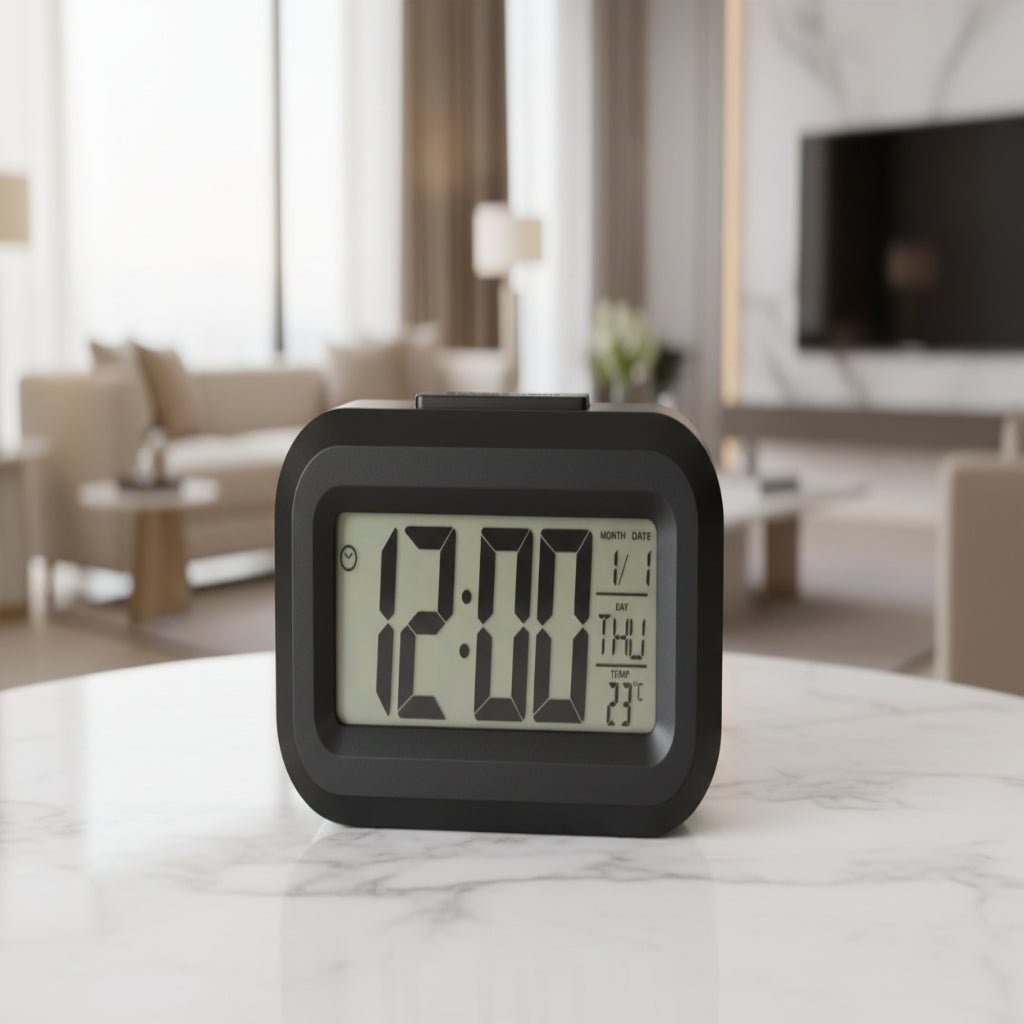 LED Digital Alarm Clock - Compact Design with Snooze & Clear Display 0