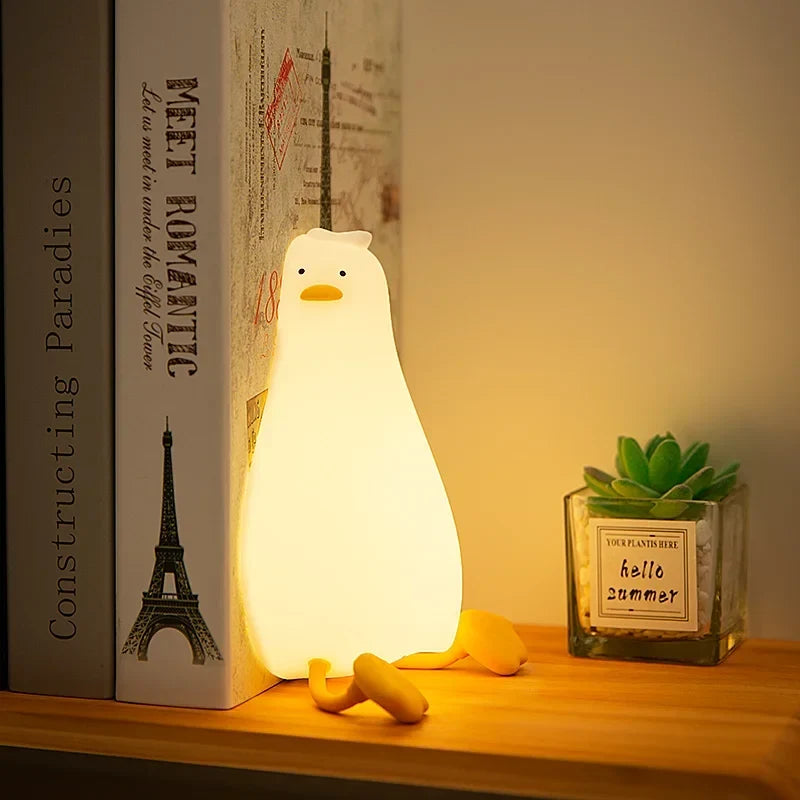 LED Duck Night Light - Soft Glow for Kids' Rooms & Cozy Decor 3