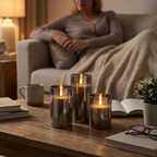 LED Flameless Candle Set - Realistic Flickering with Remote Control 1