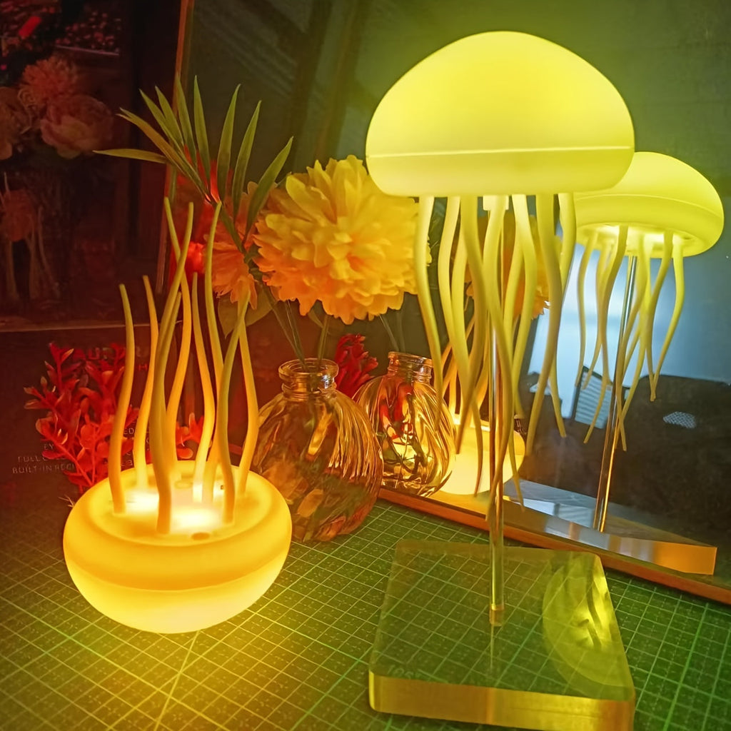 LED Jellyfish Aquarium Lamp - Color Changing USB Night Light for Relaxation 5