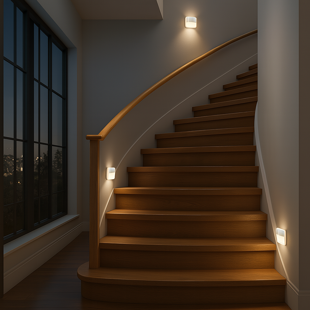 LED Motion Sensor Night Light - Automatic, Energy-Saving, Compact Design 1