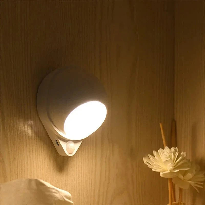 LED Motion Sensor Night Light - USB Rechargeable & Dimmable 2 Pack 2