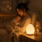 LED Night Light - Touch-Control 7-Color Silicone Mood Lamp 0