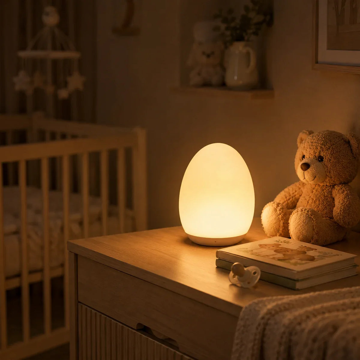 LED Night Light - Touch-Control 7-Color Silicone Mood Lamp 5