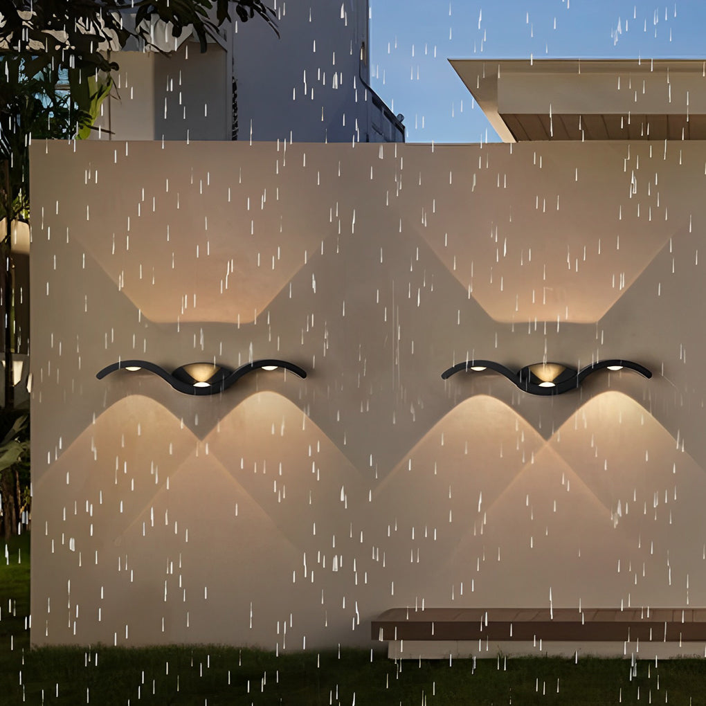 LED Outdoor Wall Light - Durable Seagull Design for Modern Ambiance 5