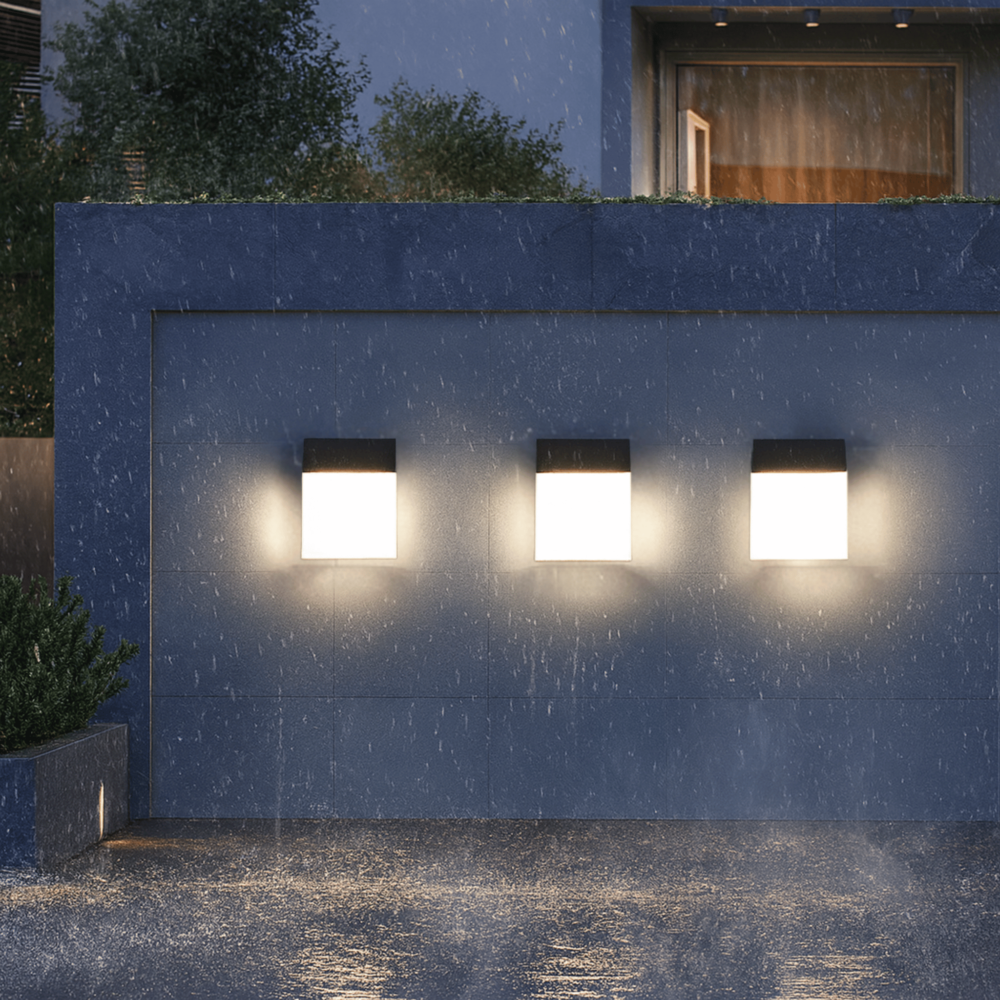 LED Outdoor Wall Light Sconce - IP65 Weatherproof with Motion Sensor 1
