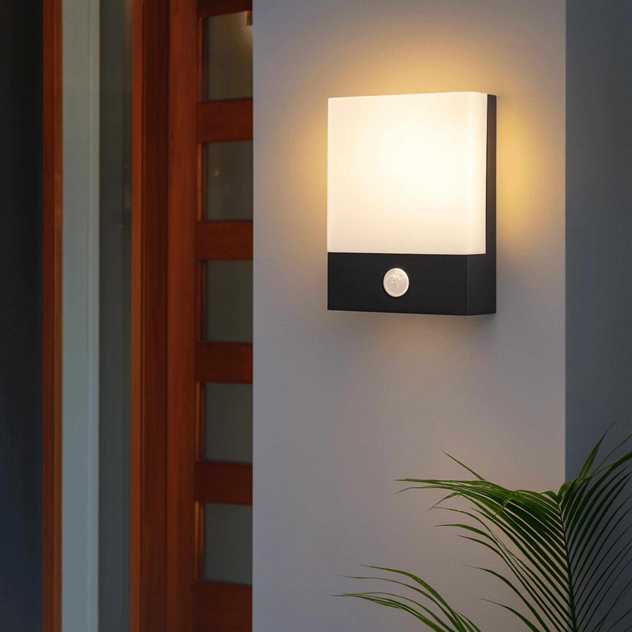 LED Outdoor Wall Light Sconce - IP65 Weatherproof with Motion Sensor 2