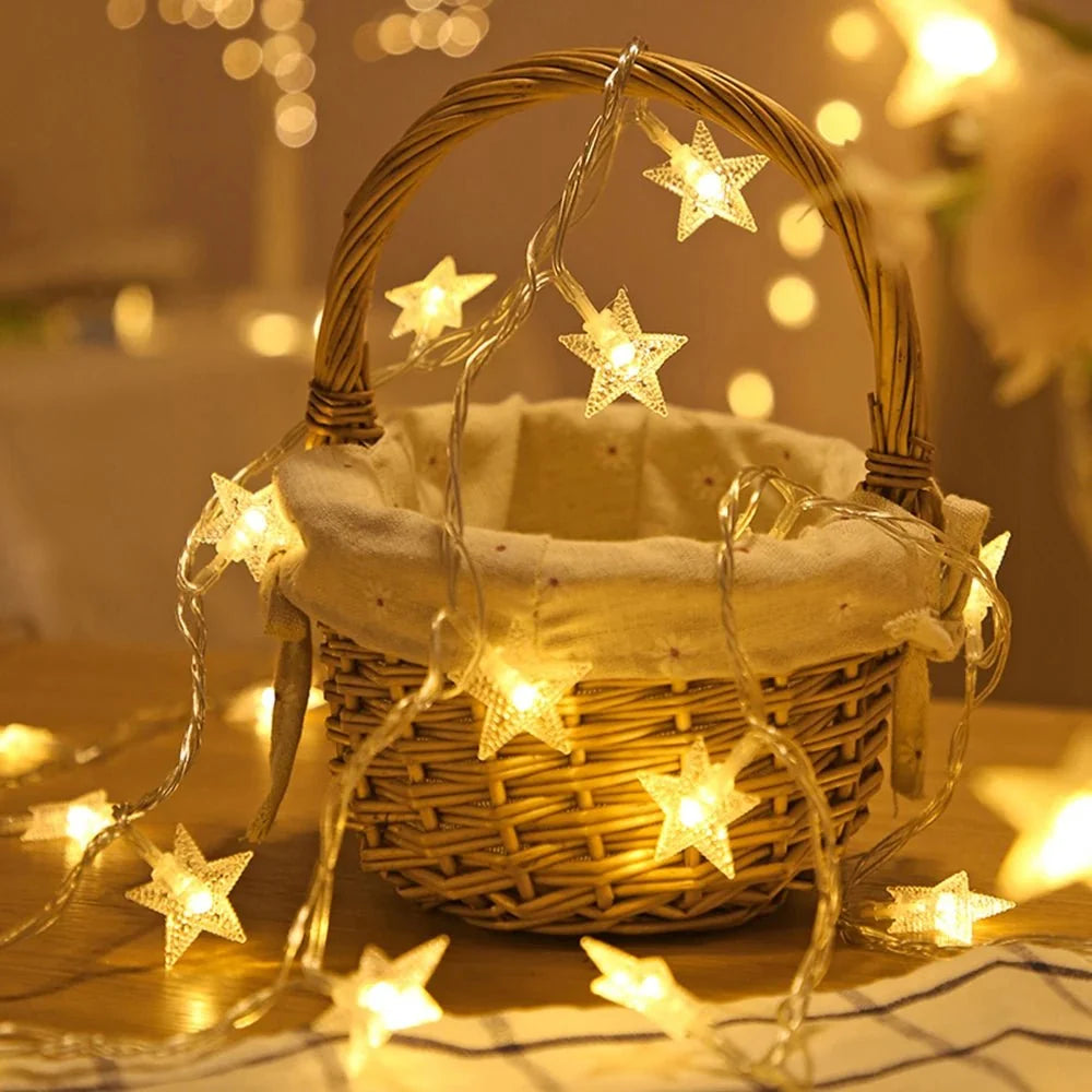 LED String Lights Warm White Multicolor Flexible Copper Wire Lights 3