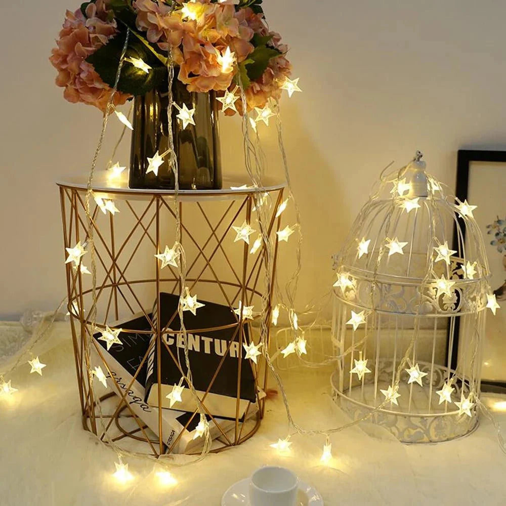 LED String Lights Warm White Multicolor Flexible Copper Wire Lights 2
