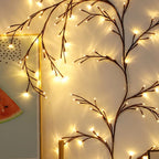 LED Table Lamp - Warm Ambient Light with Flexible Rattan Design 3