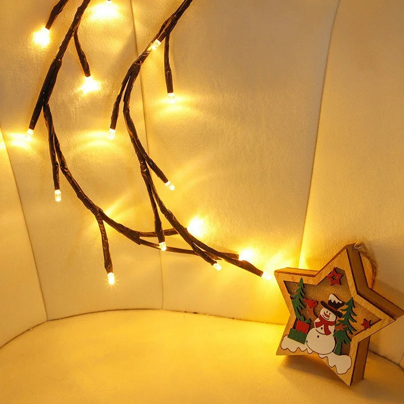 LED Table Lamp - Warm Ambient Light with Flexible Rattan Design 5