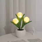 LED Tulip Night Light - Color Changing Ambiance for Cozy Spaces 1