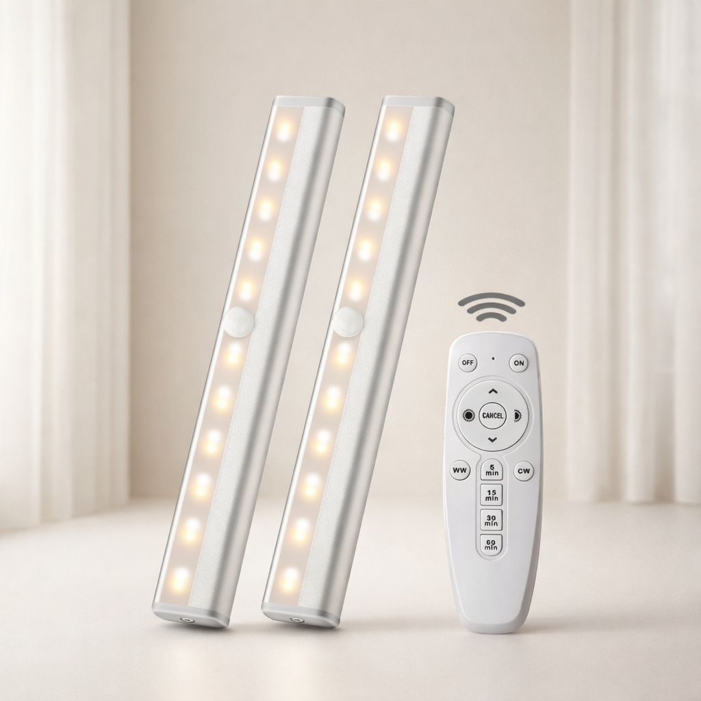LED Under Cabinet Lights - Wireless, Remote Control, Energy Efficient 01