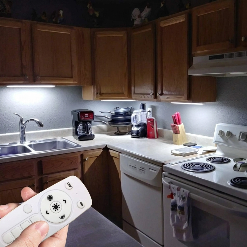 LED Under Cabinet Lights - Wireless, Remote Control, Energy Efficient 04