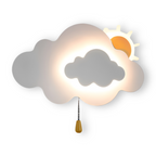 Cloud Wall Light, Integrated LED, Wall Mounted, Three Light Modes 9