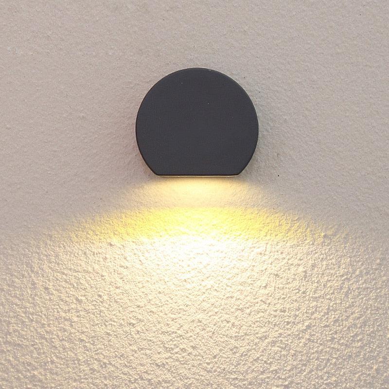 LED Wall Sconce Lighting - Modern Aluminum and Borosilicate Glass Wall Lamp with Warm White Light 1