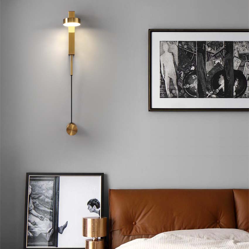 LED Wall Sconce, Rotating Head, Iron and Acrylic, Wall Mounted 4