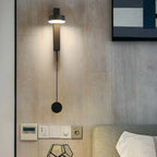 LED Wall Sconce, Rotating Head, Iron and Acrylic, Wall Mounted 7