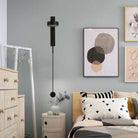 LED Wall Sconce, Rotating Head, Iron and Acrylic, Wall Mounted 8