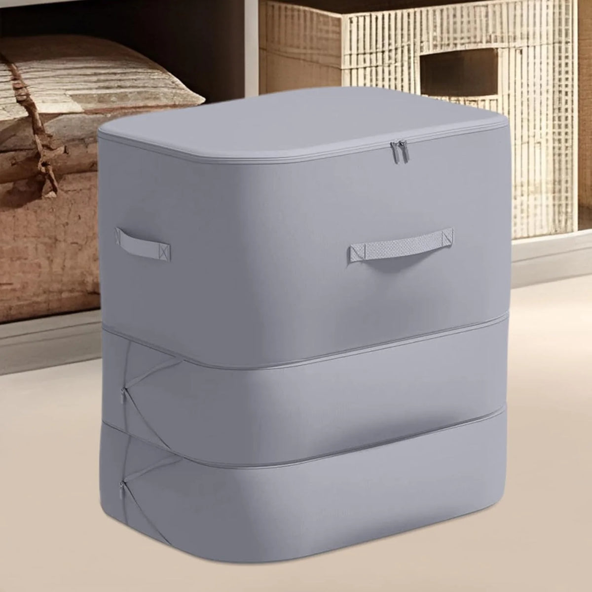 Large Dustproof Duvet Storage Bag Self-Compression-Storage & Organization-Homely Dreams-Cream-Homely Dreams