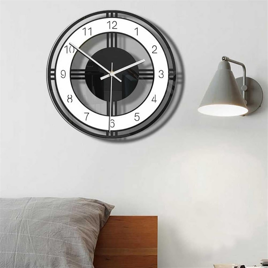 Large Modern Wall Clock - Quiet Quartz Movement & Easy Read Design 0
