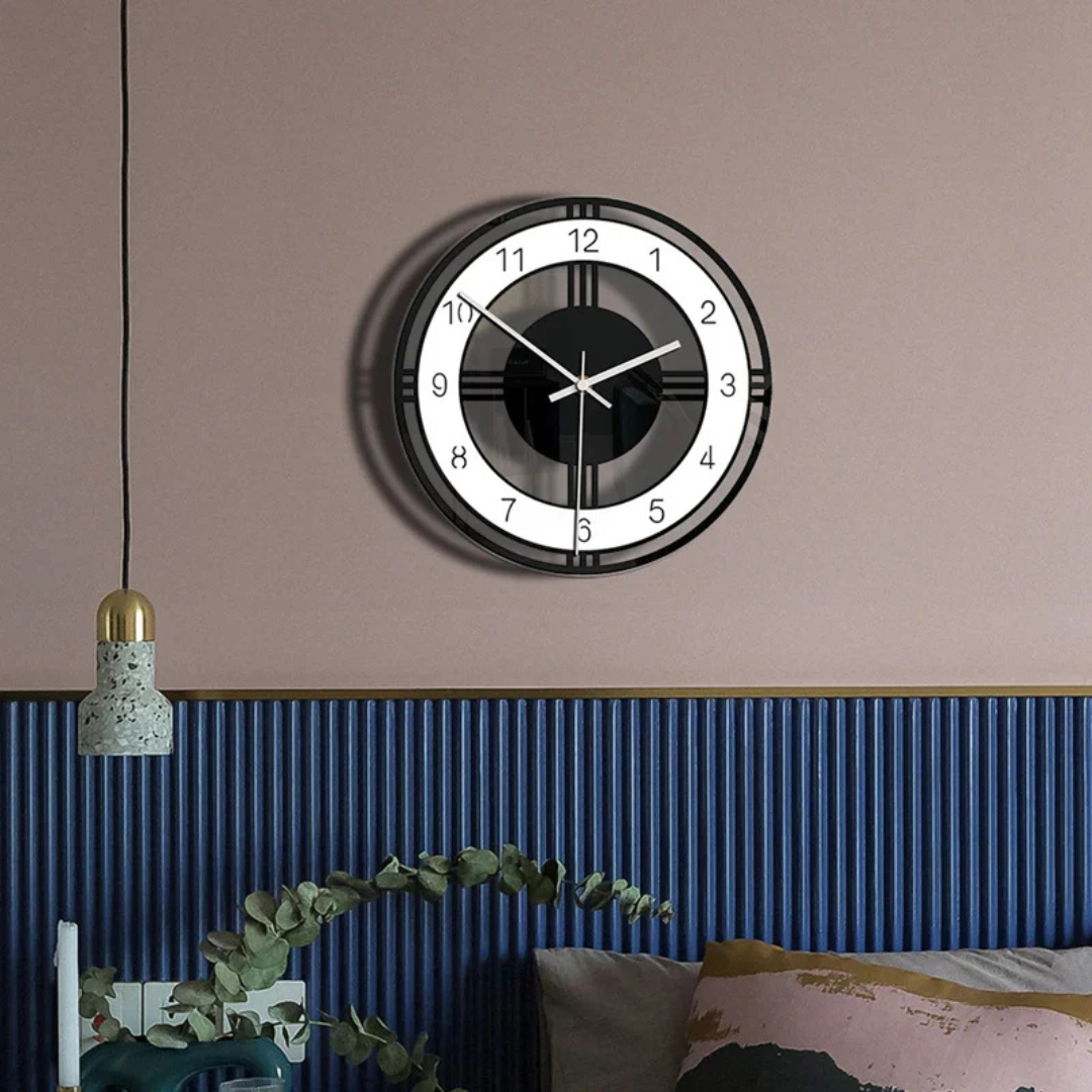 Large Modern Wall Clock - Quiet Quartz Movement & Easy Read Design 4